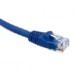 100 ft. Cat 6 Molded UTP Snagless RJ45 Networking Patch Cable - Blue by Micro Connectors, Inc -Revo Shop micro connectors inc ethernet cables e08 100bl 4f 1000