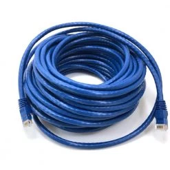 150 ft. 24 AWG Cat6 Molded Snaggles RJ45 UTP Networking Patch Cable, Blue by Micro Connectors, Inc