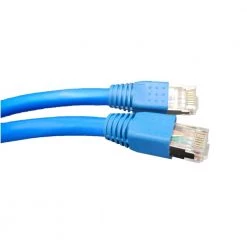 200 ft. CAT6 Outdoor-Rated Shielded Ethernet Cable Kit with Waterproof Coupler in Blue by Micro Connectors, Inc -Revo Shop micro connectors inc ethernet cables e08 200blou kt 1f 1000