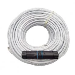 200 ft. CAT6 Outdoor-Rated Shielded Ethernet Cable Kit with Waterproof Coupler in White by Micro Connectors, Inc