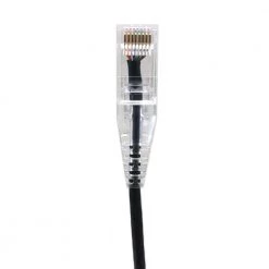 1 ft. Black CAT 6A 10 Gbps UTP 28 AWG Ultra Slim Ethernet Cable (5-Pack) by Micro Connectors, Inc 6 1 ft. Black CAT 6A 10 Gbps UTP 28 AWG Ultra Slim Ethernet Cable (5-Pack) by Micro Connectors, Inc -Revo Shop micro connectors inc ethernet cables e09 001b sl5 4f 1000