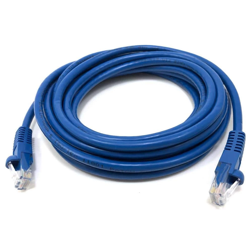 Cat 6A 14 ft. 10GB Patch Cable, Blue (5 per Box) by Micro Connectors, Inc 1 Cat 6A 14 ft. 10GB Patch Cable, Blue (5 per Box) by Micro Connectors, Inc