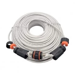 150 ft. CAT6A Industrial Outdoor-Rated Shielded Ethernet 26 AWG White-Cable Kit with Waterproof Coupler by Micro Connectors, Inc -Revo Shop micro connectors inc ethernet cables e09 150wou kt 1f 1000