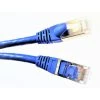 1 ft. CAT 7 SFTP Double Shielded RJ45 Snagless Ethernet Cable, Blue (5-Pack) by Micro Connectors, Inc