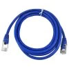 14 ft. CAT 7 SFTP 26AWG Double Shielded RJ45 Snagless Ethernet Cable, Blue by Micro Connectors, Inc