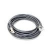 25 ft. CAT 8 SFTP 26AWG Double Shielded RJ45 Snagless Ethernet Cable Black by Micro Connectors, Inc