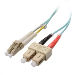10 m LC/SC 10Gb Multi-Mode Duplex 50/125 OM3 Fiber Optic Cable by Micro Connectors, Inc -Revo Shop micro connectors inc ethernet cables fbr 1012 10m 1f 1000