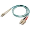 10 m LC/SC 10Gb Multi-Mode Duplex 50/125 OM3 Fiber Optic Cable by Micro Connectors, Inc