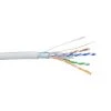 250 ft. CAT 6A Solid and Shielded (F/UTP) CMR Riser Bulk Ethernet Cable -White by Micro Connectors, Inc