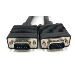 100 ft. X/S/VGA Coaxial HD15 Male To Male Monitor Replacement Cable Double Shield with Ferrites by Micro Connectors, Inc