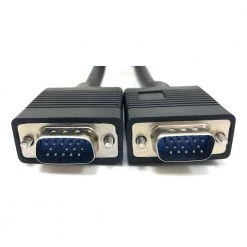 25 ft. X/S/VGA Coaxial HD15 Male to Male Monitor Replacement Cable Double Shield with Ferrites by Micro Connectors, Inc