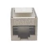 CAT 6A Shielded RJ45 Inline Keystone Coupler (5-Pack) by Micro Connectors, Inc