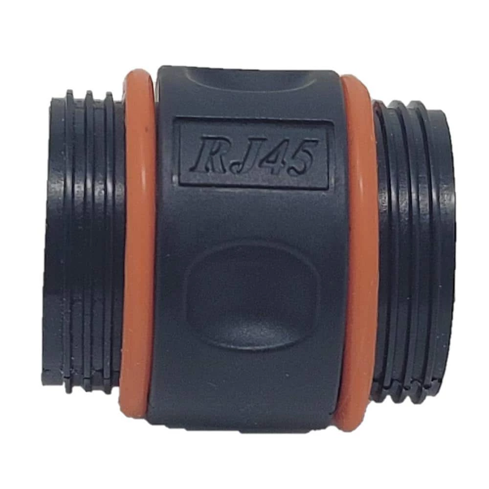 Cat 6 Amp (UTP/STP) Waterproof RJ45 Shielded Coupler (2-Pack) by Micro Connectors, Inc 2 Cat 6 Amp (UTP/STP) Waterproof RJ45 Shielded Coupler (2-Pack) by Micro Connectors, Inc - Image 2