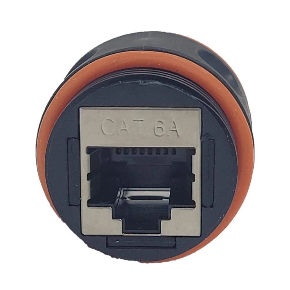 Cat 6 Amp (UTP/STP) Waterproof RJ45 Shielded Coupler (2-Pack) by Micro Connectors, Inc 3 Cat 6 Amp (UTP/STP) Waterproof RJ45 Shielded Coupler (2-Pack) by Micro Connectors, Inc - Image 3