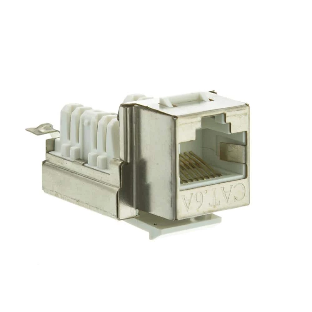 CAT 6A RJ45 Keystone Jack Shielded (6-Pack) by Micro Connectors, Inc 5 CAT 6A RJ45 Keystone Jack Shielded (6-Pack) by Micro Connectors, Inc - Image 5