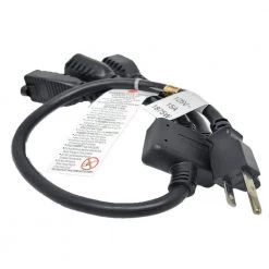 14 in. 1-to-3 Heavy-Duty 14 AWG Power Cord Splitter (NEMA 5-15P to NEMA 5-15R x 3) by Micro Connectors, Inc 7 14 in. 1-to-3 Heavy-Duty 14 AWG Power Cord Splitter (NEMA 5-15P to NEMA 5-15R x 3) by Micro Connectors, Inc -Revo Shop micro connectors inc outlet adapters converters m05 113yul 14 4f 1000