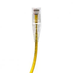 10 ft. 28AWG Ultra Slim CAT 6 Patch Cables, Yellow (5 per Box) by Micro Connectors, Inc -Revo Shop micro connectors inc telephone cords e08 010y sl5 1d 1000