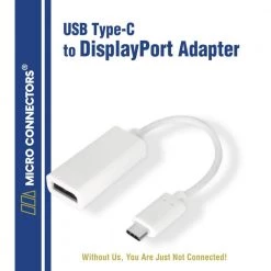 USB-C to DisplayPort Adapter by Micro Connectors, Inc -Revo Shop micro connectors inc usb cables usb31 dp 9 1f 1000