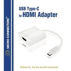 USB Type-C to HDMI Adapter by Micro Connectors, Inc -Revo Shop micro connectors inc usb cables usb31 hdmi 9 1f 1000