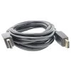 10 ft. VESA Certified Display Port 1.4 Cable with Latch, Black by Micro Connectors, Inc