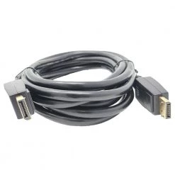 10 ft. VESA Certified Display Port 1.4 Cable with Latch, Black by Micro Connectors, Inc