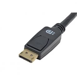 3 ft. VESA Certified DisplayPort 1.4 Cable with Latch, Black by Micro Connectors, Inc -Revo Shop micro connectors inc vga cables m05 14dpv 3 4f 1000