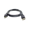 6 ft. VESA Certified Display Port 1.4 Cable with Latch, Black by Micro Connectors, Inc