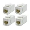 RJ45 Female to Female Keystone Style Indoor Network Coupler (4-Pack) by Revo