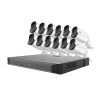 Ultra HD Audio Capable 16-Channel 5MP 4TB NVR Surveillance System with 12 Indoor/Outdoor Cameras by Revo