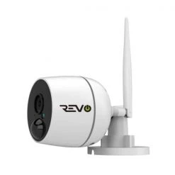 Wireless 4-Channel Smart 1TB NVR Surveillance System with 4 Full-HD 1080p Wireless Audio Capable Bullet Cameras by Revo -Revo Shop white revo wireless security camera systems rw41hdbndl 2 1f 1000