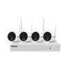 Wireless 4-Channel Smart 1TB NVR Surveillance System with 4 Full-HD 1080p Wireless Audio Capable Bullet Cameras by Revo