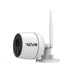 Wireless HD 4-Channel Smart Gateway Surveillance System 32GB SD Card with 2 Full-HD 1080p Audio Capable Bullet Cameras by Revo -Revo Shop white revo wireless security camera systems rwg41bndl 1 1f 1000